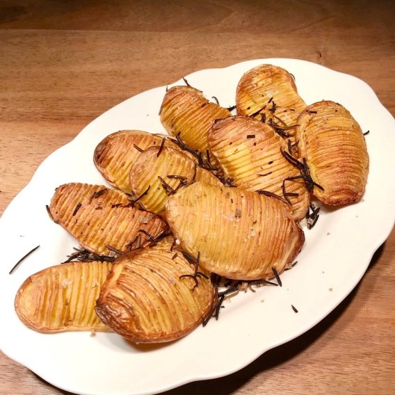 Hasselback-Kartoffel