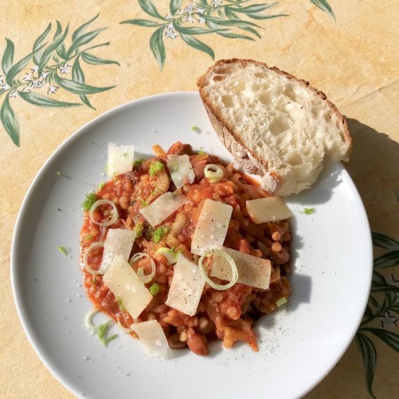 Bohneneintopf mit Fenchel