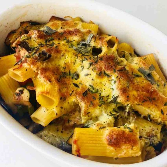 Gemüsegratin mit Teigwaren