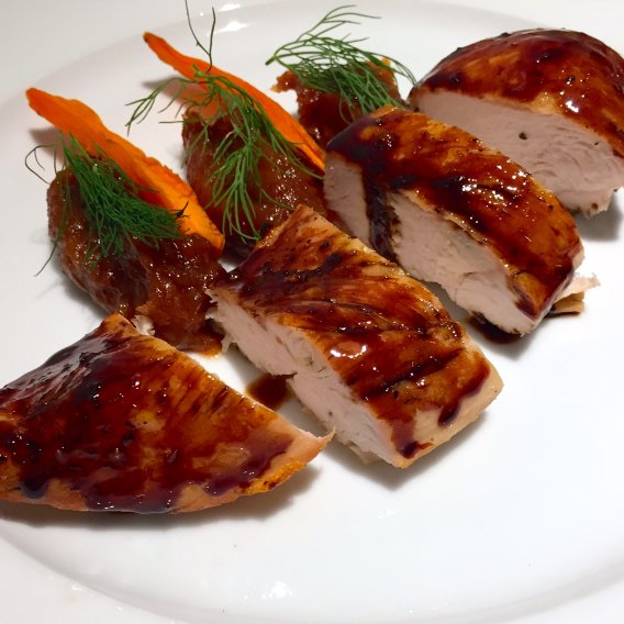 Lackierte Pouletbrust