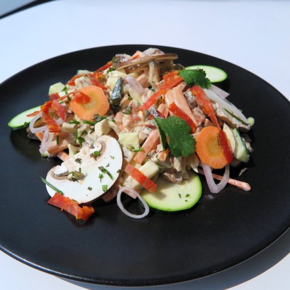 Mischsalat mit Chorizo