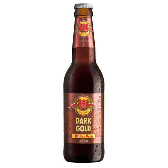 Müller Bräu Baden. Dark Gold