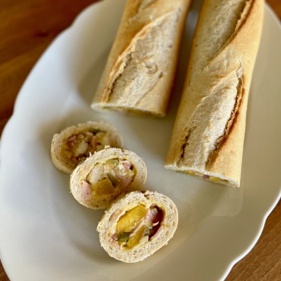 Gefülltes Partybrot