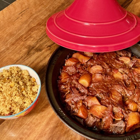 Tajine mit Lammfleisch