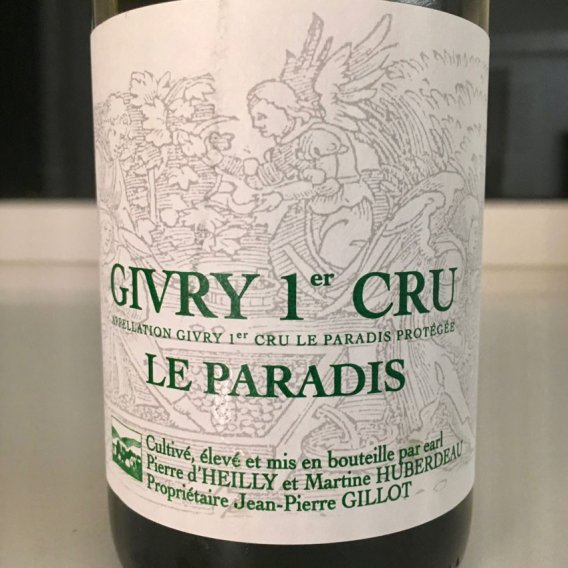 Burgund. Givry 1er Cru. Le Paradis 2019