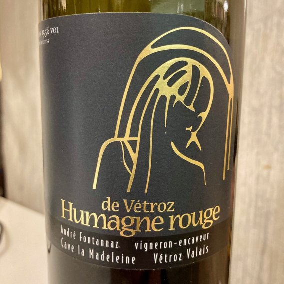 Wallis. Humagne Rouge de Vétroz. La Madeleine 2018