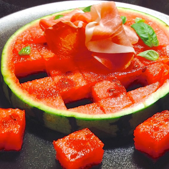 Rezept Wassermelone mit Rohschinken | compactcook.com