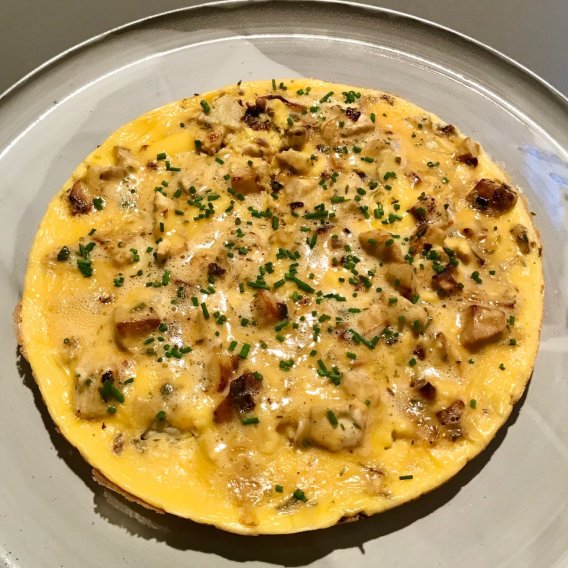 Pilz-Omelette
