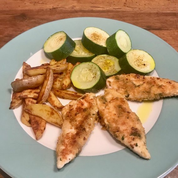 Poulet-Minifilet mit Panade